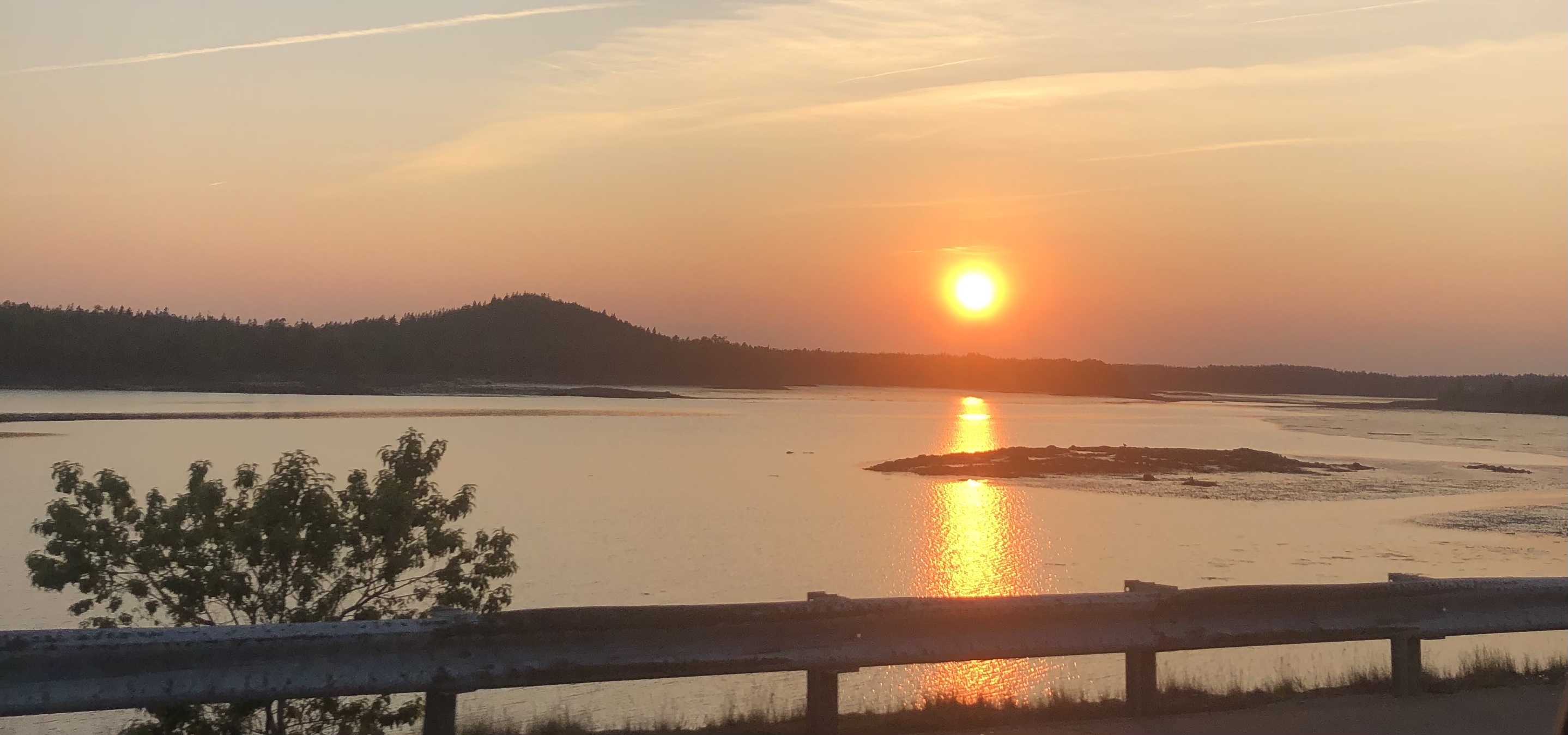 Sunset near Sipayik