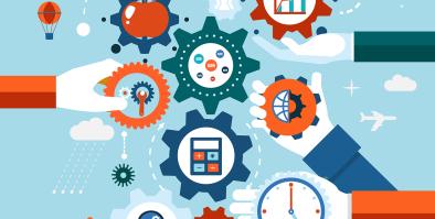 Business start graphic