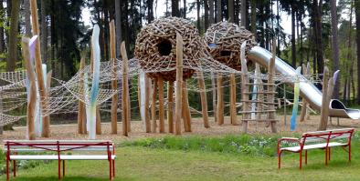 An outdoor playground