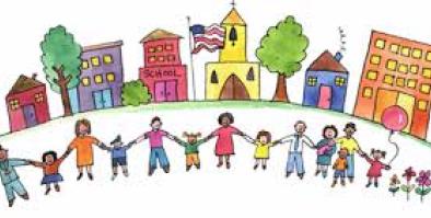 This is a neighborhood and its community members.
