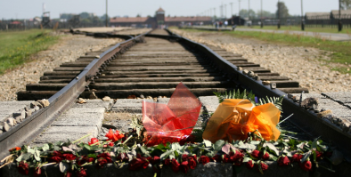 Flowers on a Concentration Camp Railroad