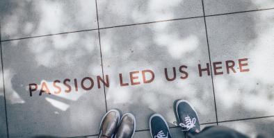 Passion led us here sign