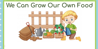Image of boy gardening.