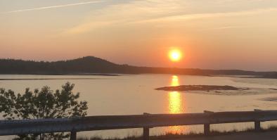 Sunset near Sipayik